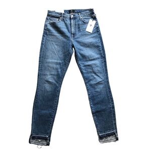 7 For All Mankind NWT The High Waist Ankle Skinny 28